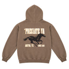 "Austin Horsepower" Heavyweight Hoodie Vintage Brown