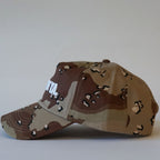 "PRECIATE YA." Snapback Desert Camo/White