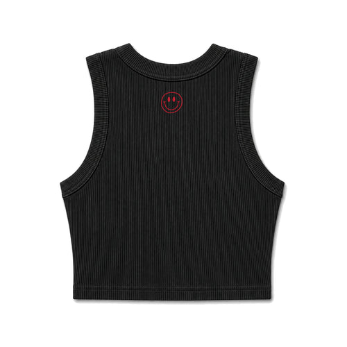 "Free Bird" Crop Tank Black