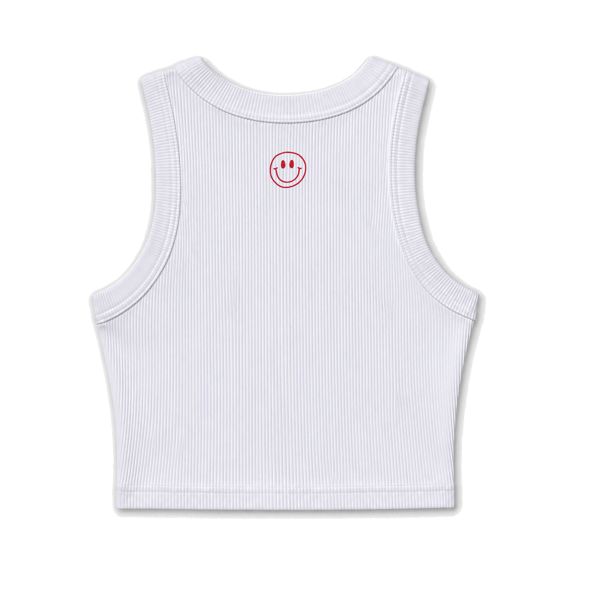 "Free Bird" Crop Tank White