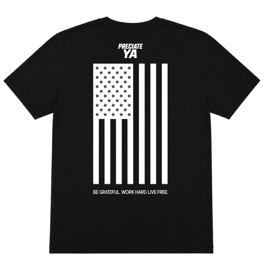 "Flag" Tee Black