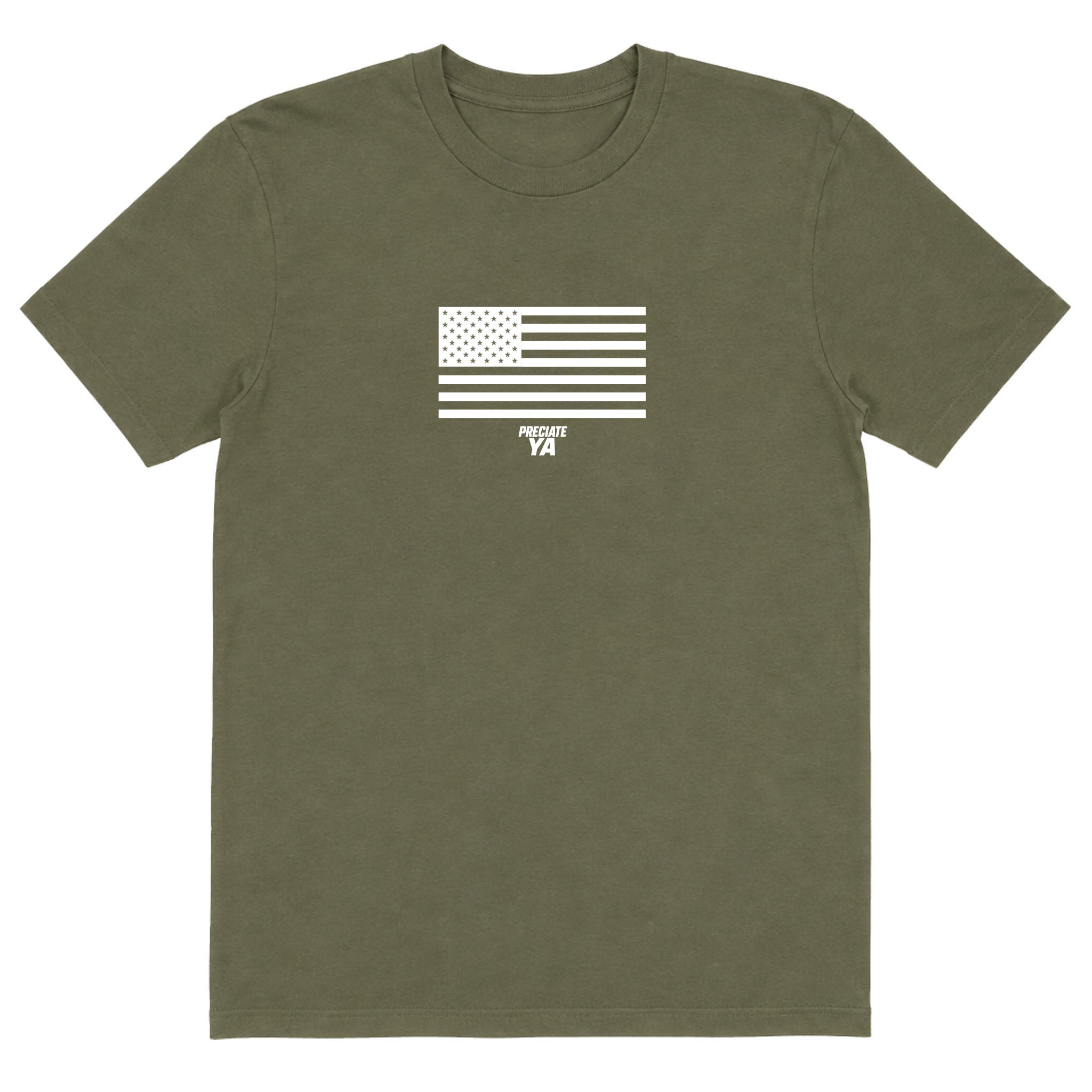 "Flag" Tee Military Green