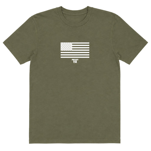 "Flag" Tee Military Green