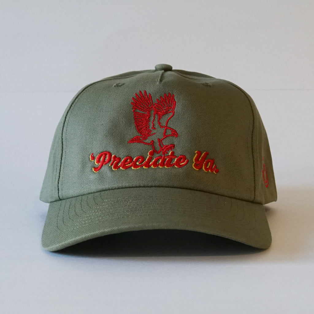 "Free Bird" Snapback Military Green