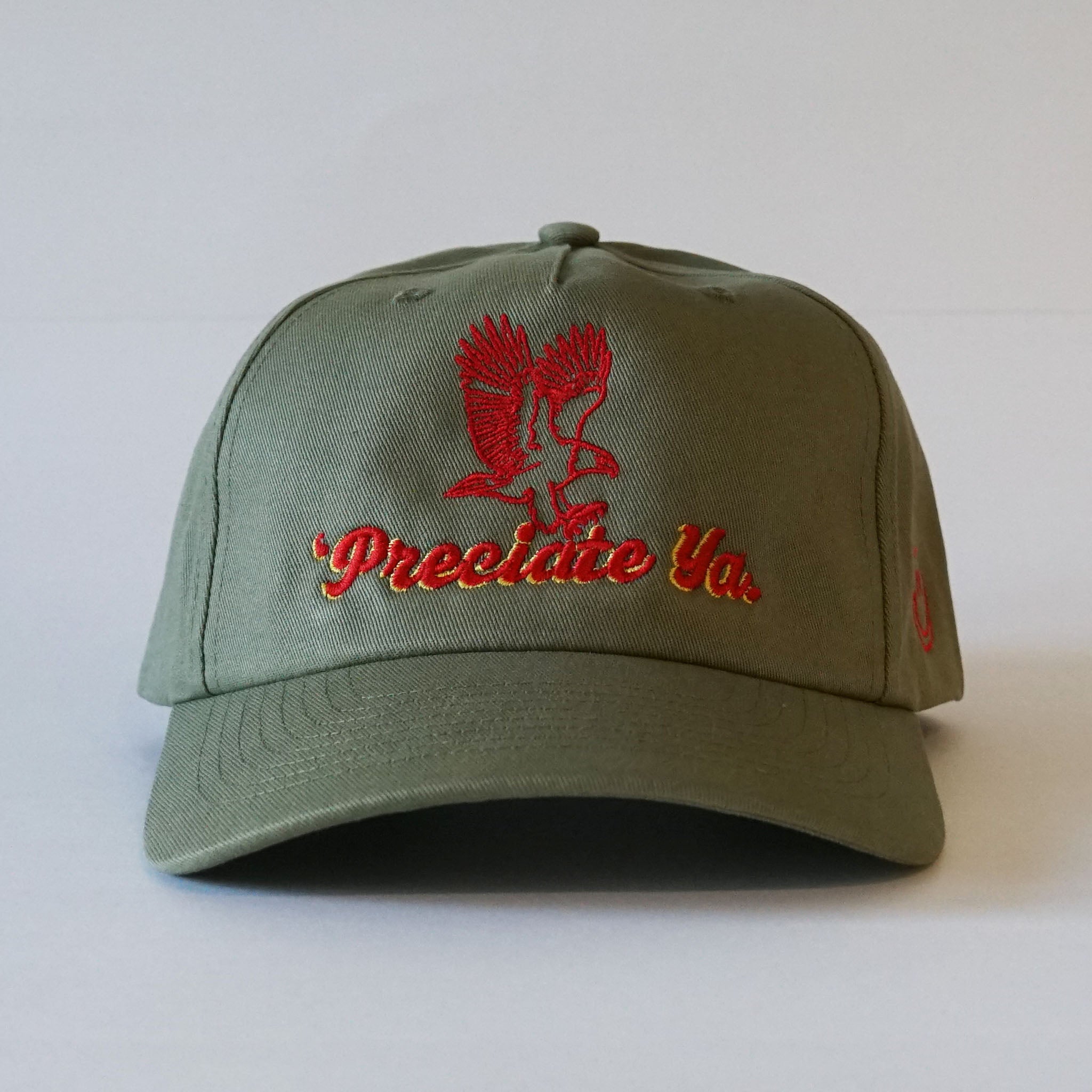 "Free Bird" Snapback Military Green