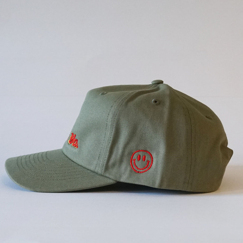 "Free Bird" Snapback Military Green