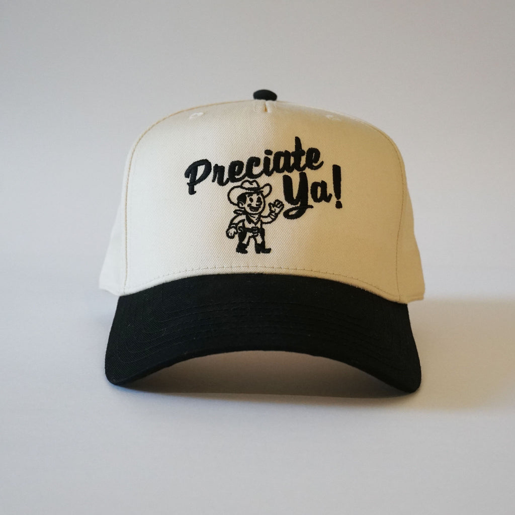 "Howdy" Snapback Natural/Black
