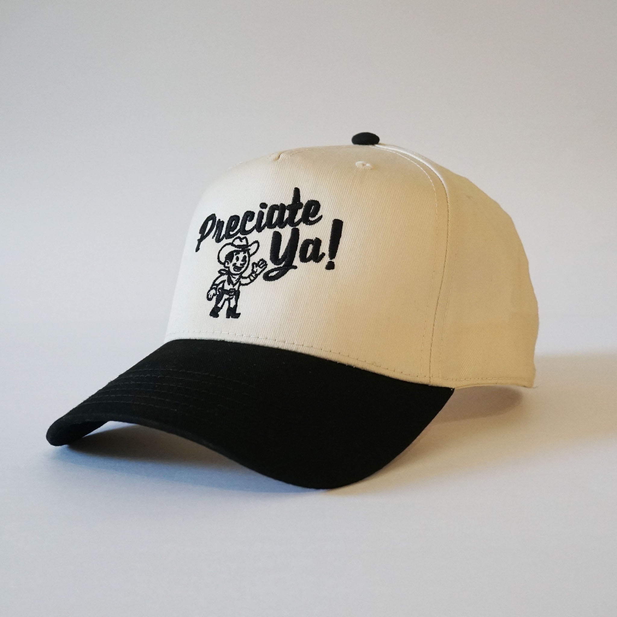 "Howdy" Snapback Natural/Black