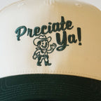 "Howdy" Snapback Natural/Dark Green