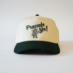 "Howdy" Snapback Natural/Dark Green