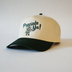 "Howdy" Snapback Natural/Dark Green