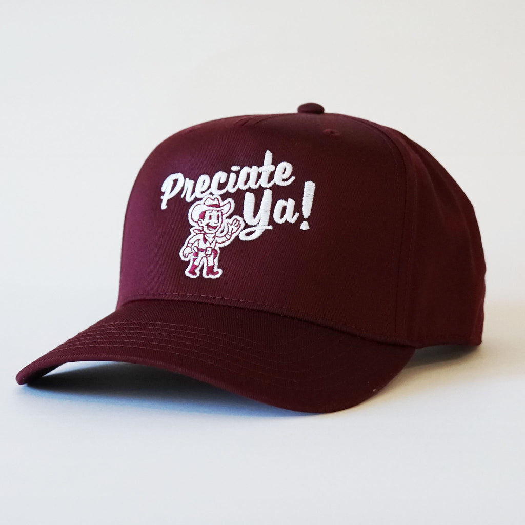 "Howdy" Snapback Aggie Maroon