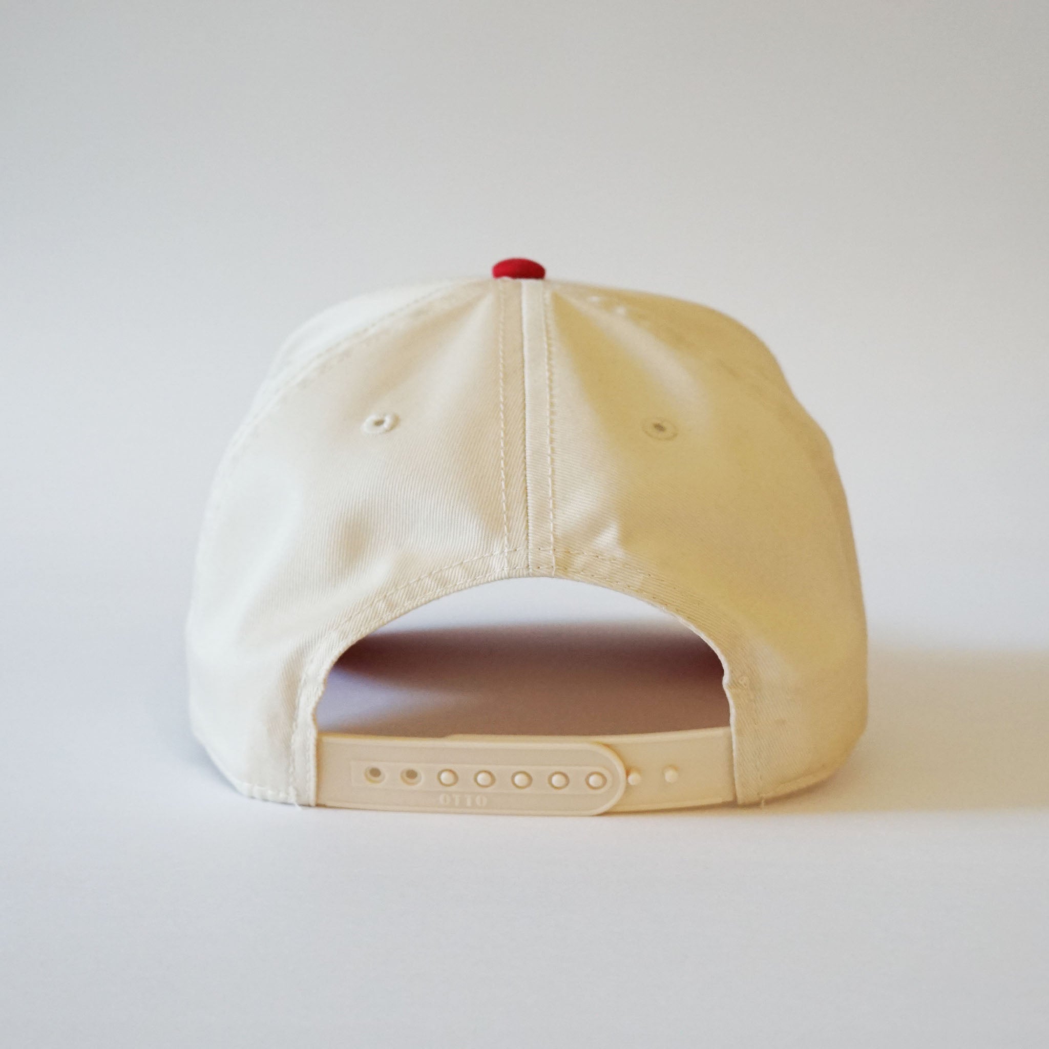"Howdy" Snapback Natural/Red