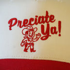 "Howdy" Snapback Natural/Red