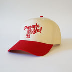 "Howdy" Snapback Natural/Red