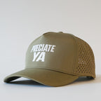 "The Original" Performance Snapback Military Green