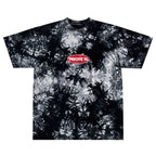 "Open Road" Tee Black/White Tie Dye Heavyweight