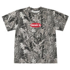 "Open Road" Tee Gray Wood Camo Heavyweight