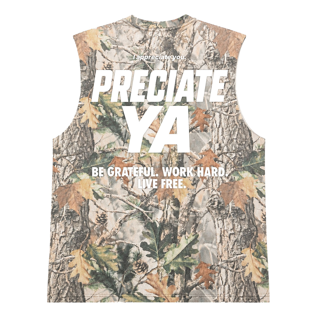 "The Original" Muscle Tee Wood Camo Heavyweight