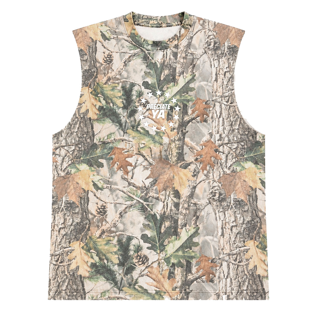 "The Original" Muscle Tee Wood Camo Heavyweight