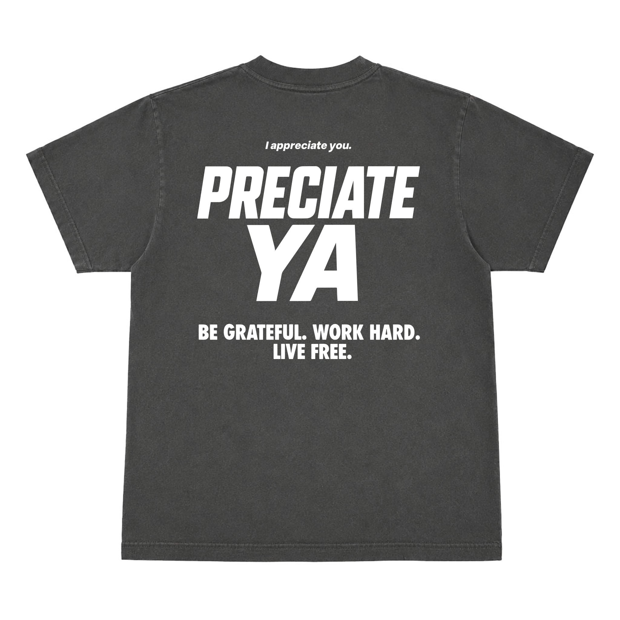"The Original" Tee Charcoal Heavyweight