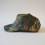 "PRECIATE YA." Snapback Camo/Hunter Orange