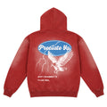 "To Live Free" Heavyweight Hoodie Vintage Red