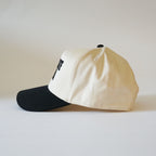 "Smiley Face" Snapback Natural/Black