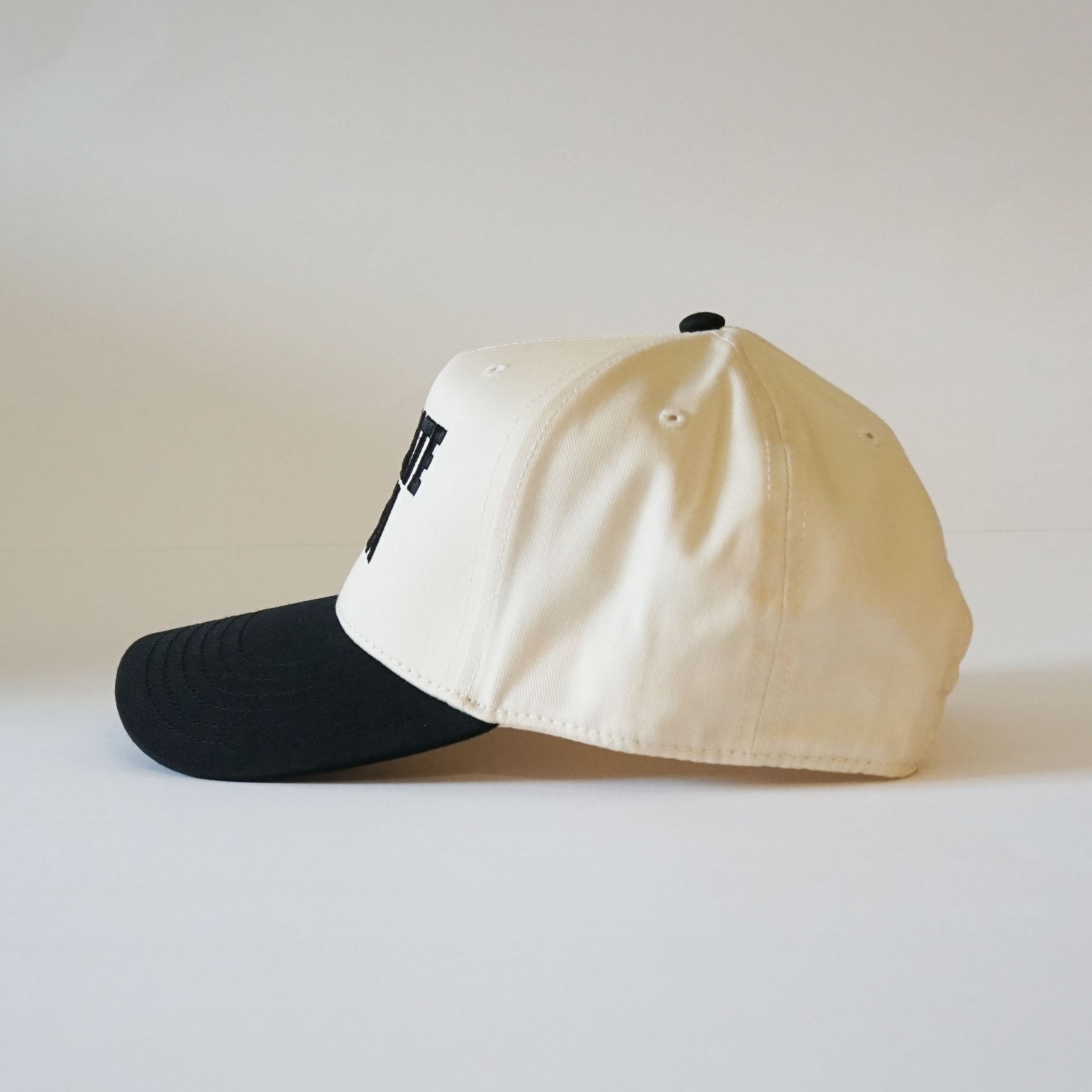 "Smiley Face" Snapback Natural/Black