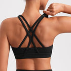 PRECIATE YA Sports Bra Black