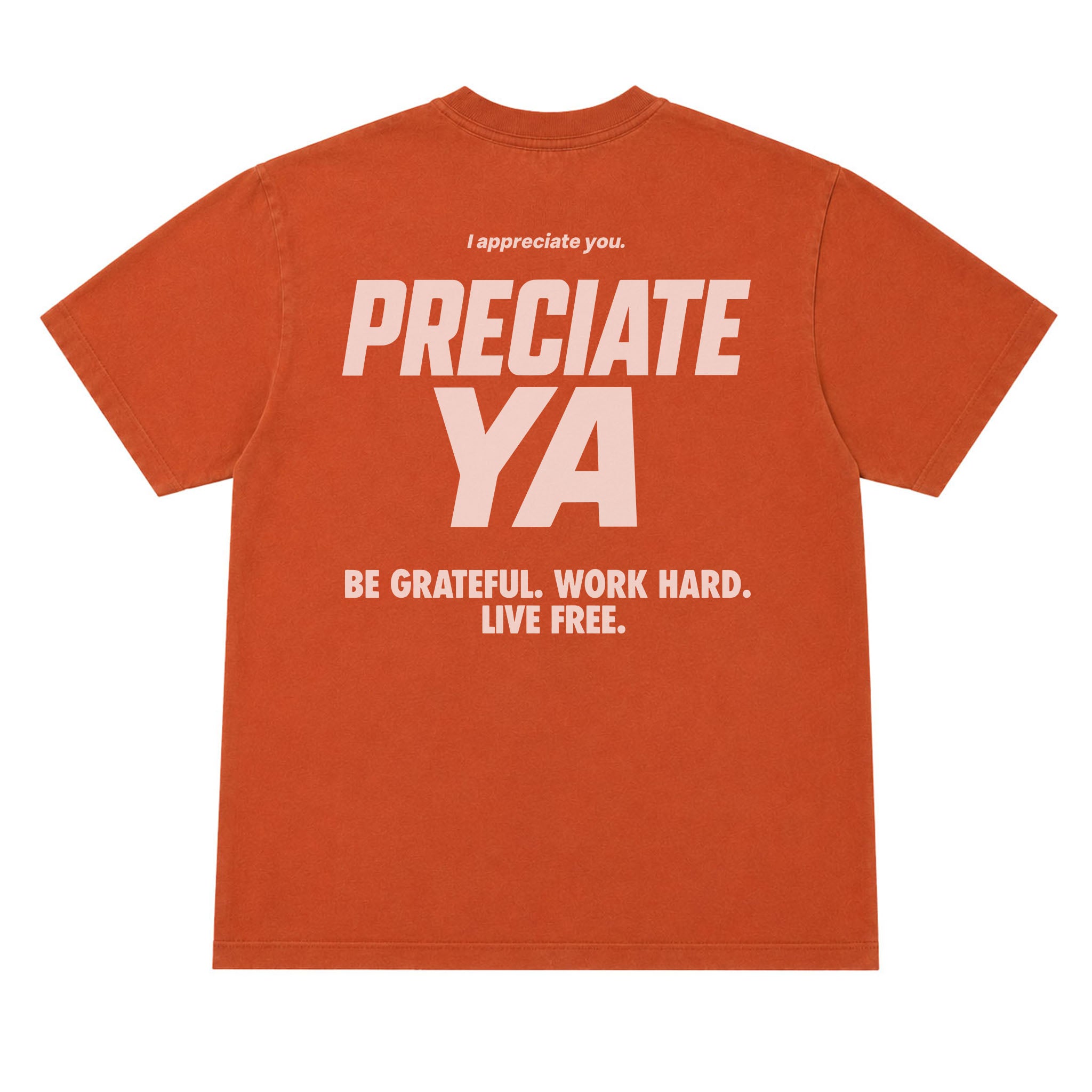 "Longhorn" Tee Texas Orange Heavyweight